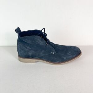 Joseph Abbound Collection NWOB Men's Lucca Suede Leather Blue Chukka Boot 8